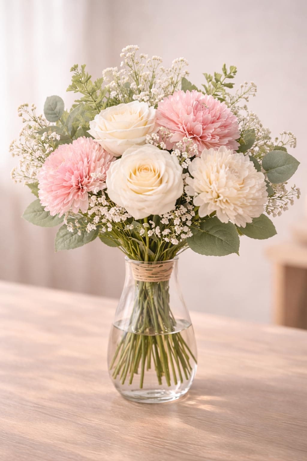 Artificial Fabric Flower Bunch for Vase