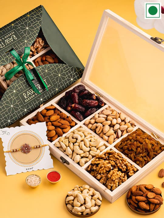 Sacred Thread Rakhi with Sweets